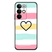 Чехлы с тематикой "Маленькие Сердечки" на RealMe C85 – Красивое сердечко