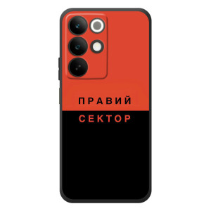 Чехлы УПА (Красно-Чёрный) на RealMe C85 – Правый Серктор