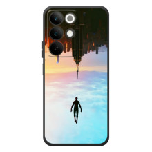 Чехол с человеком пауком для RealMe C85 - (AlphaPrint) – Паук человек