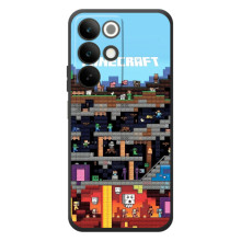 Чохол Майнкрафт на RealMe C85 (AlphaPrint) Minecraft – фон Minecraft