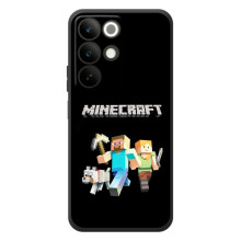 Чохол Майнкрафт на RealMe C85 (AlphaPrint) Minecraft – герої Minecraft