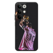 Чохол Мессі футболіст для RealMe C85 – Мессі з кубком