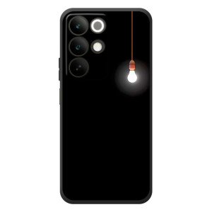 Чохол з картинками на чорному фоні для RealMe C85 – Лампочка