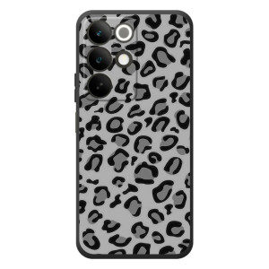 Чехол с леопардовым принтом на RealMe C85 (Темный леопрад)