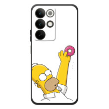 Чjхол з Сімпсонами для RealMe C85 (VPrint) (Гомер з пончиком)