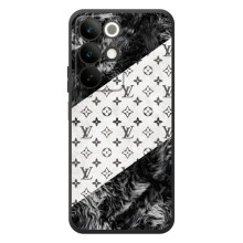 Чехол Стиль Louis Vuitton на RealMe C85 (LV на белом)