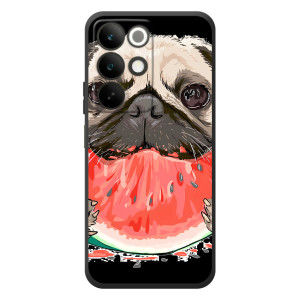 Чохол (ТПУ) Милі песики для RealMe C85 – Смішний Мопс