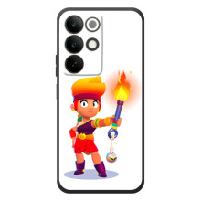 Чехол (ТПУ) с героями Бравл Старс на RealMe C85 (Пенни)