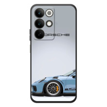 Чохол з авто Порше для RealMe C85 – Блакитний Порше