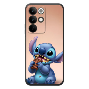 Чехол с рисунком Стич для RealMe C85 – Стич с шоколадом