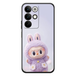 Чехол с принтом Лабубу для RealMe C85 – Фиолетовый Лабубу