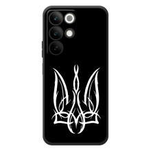 Чохол з українським гербом на RealMe C85 – Герб на чорному