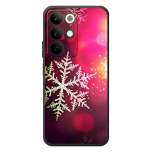Новогодние Чехлы для Реалми С85 (VPrint) (Снежинка)