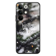 Новогодние, Праздничные Чехлы для RealMe C85 - 2024 год (Hello winter)