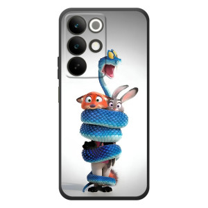 Силиконовый чехол с принтом Зоотрополіс для RealMe C85 – Змея Зоо