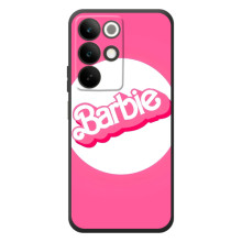 Силиконовый Чехол Барби Фильм на RealMe C85 (Лого Барби)