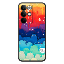 Силиконовый чехол с котиком для RealMe C85 (Mew)