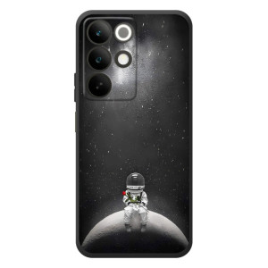 Силиконовый Чехол с принтом "Космонавты" на RealMe C85 – Космонавт романтик