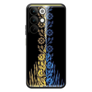 Силиконовый Чехол на RealMe C85 – Патриотическая вышиванка