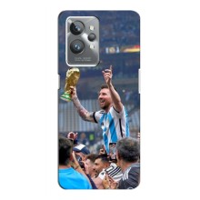 Чехлы Лео Месси Аргентина для Realme GT 2 Pro (Месси король)
