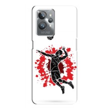 Чехлы с принтом Спортивная тематика для Realme GT 2 Pro – Волейболист