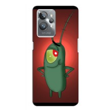 Чехол с картинкой "Одноглазый Планктон" на Realme GT 2 Pro (Стильный Планктон)