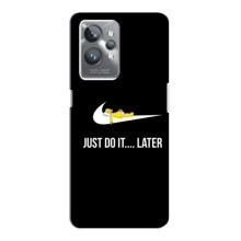 Силиконовый Чехол на Realme GT 2 Pro с картинкой Nike (Later)