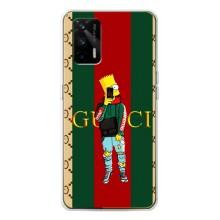 Брендновые Чехлы для Realme GT 5G - (PREMIUMPrint) – Барт ГУЧЧИ