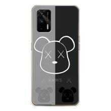 Чехлы для Realme GT 5G - Bearbrick Louis Vuitton (PREMIUMPrint) (БеарБрик глаза)