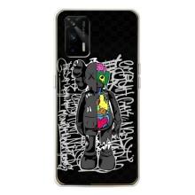 Чехлы для Realme GT 5G - Bearbrick Louis Vuitton (PREMIUMPrint) (Стиль Bearbrick)