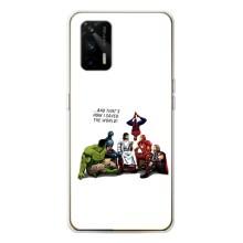Чехлы для Realme GT 5G (Для Христиан) – Иисус супергерой