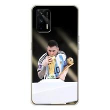 Чехлы Лео Месси Аргентина для Realme GT 5G (Кубок Мира)