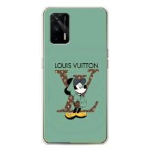 Чехлы Луи Витон для Realme GT 5G (AlphaPrint - LOUIS VUITTON) (Микки Маус LV)