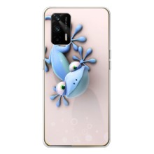 Чохли з зображенням різних тварин на Realme GT 5G (Геккон)