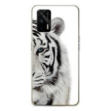 Чехлы с картинками животных Realme GT 5G (Белый Тигр)