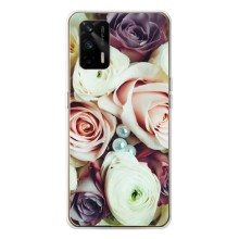 Чохли з принтом Троянд для Realme GT 5G (Букет Троянд)