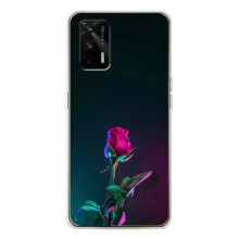 Чохли з принтом Троянд для Realme GT 5G (Нічна троянда)