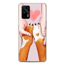 Чехлы с собаками для Realme GT 5G (VPrint)