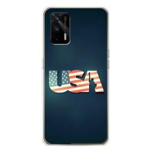 Чехол Флаг USA для Realme GT 5G – USA