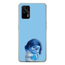 Чехол Головоломка для Realme GT 5G - (AlphaPrint) (Печаль)