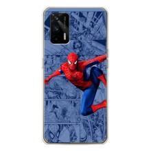Силіконовий Чохол для Realme GT 5G (Людина павук)
