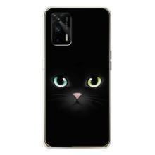 Чехол на тематику: Коты для Realme GT 5G – Черный Котик