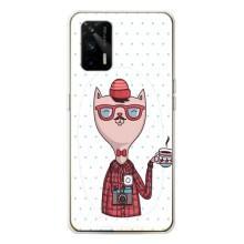 Чехол на тематику: Коты для Realme GT 5G – Кот аристократ