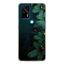 Чохол новорічна ялинка на Realme GT 5G (Ялинка)