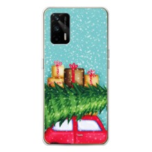 Чохол новорічна ялинка на Realme GT 5G (Новорічний настрій)