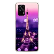 Чехол Эйфелева Башня для Realme GT 5G - (AlphaPrint) (Париж Башня)