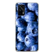 Чехол с изображением  вкусной еды для Realme GT 5G – Голубика