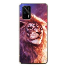 Чохол з картинкою на Realme GT 5G – Кольоровий ЛЕВ