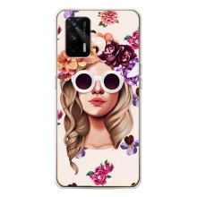 Чохол з картинкою Модні Дівчата Realme GT 5G (Дівчина в окулярах)