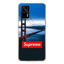Чехол для Realme GT 5G с картинкой Supreme (AlphaPrint) (Стиль Supreme)